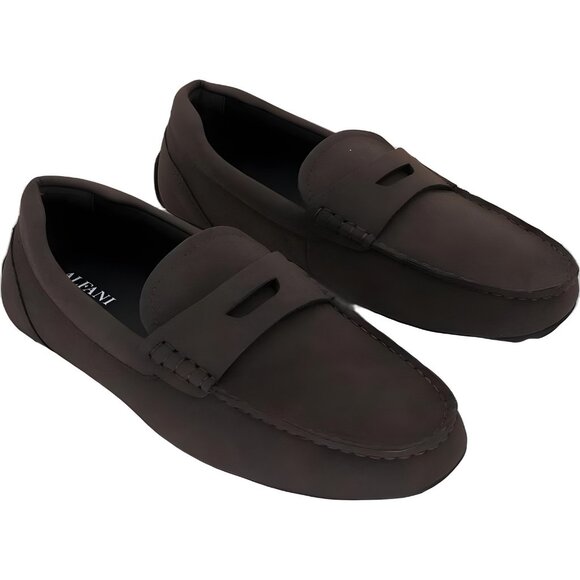 Alfani Marco Penny Driver Slip-On Loafers Brown Mens Casual Comfort 8M - Picture 4 of 6